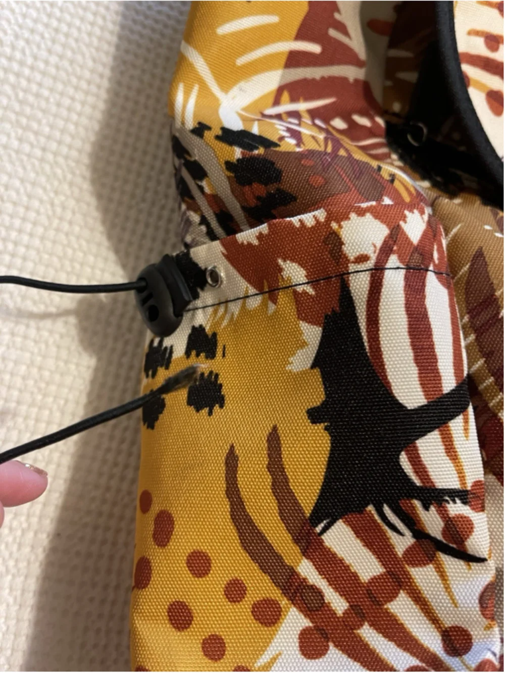 Vera Bradley Lighten Up Backpack Painted Feathers Retired
